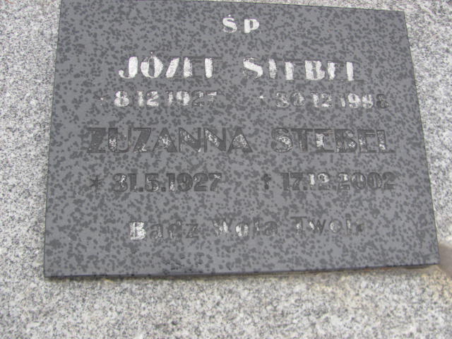 Józef Stebel 1927 Ustroń ewangelicki - Grobonet - Wyszukiwarka osób pochowanych