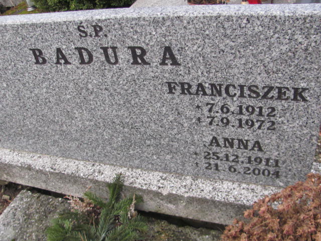 Tadeusz Badura 1974 Ustroń ewangelicki - Grobonet - Wyszukiwarka osób pochowanych