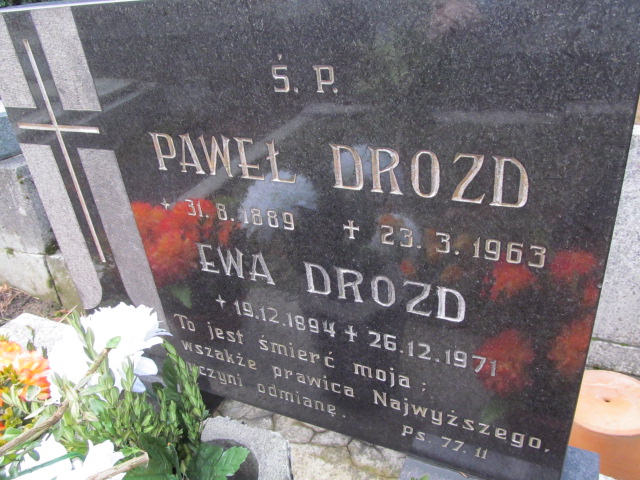 Ewa Drózd 1889 Ustroń ewangelicki - Grobonet - Wyszukiwarka osób pochowanych