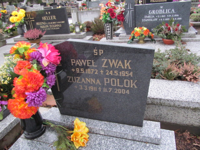 Paweł Żwak 1872 Ustroń ewangelicki - Grobonet - Wyszukiwarka osób pochowanych