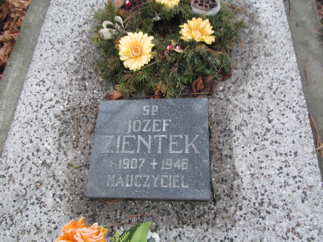 Józef Zientek 1907 Ustroń ewangelicki - Grobonet - Wyszukiwarka osób pochowanych