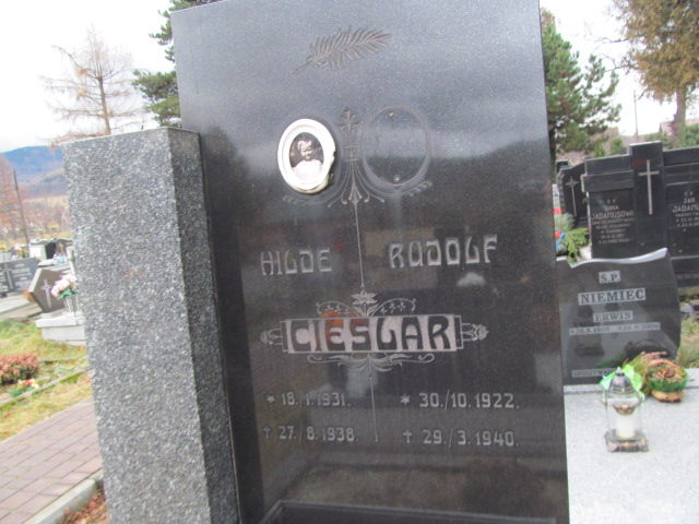 Rudolf Cieślar 1922 Ustroń ewangelicki - Grobonet - Wyszukiwarka osób pochowanych