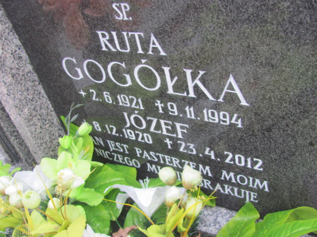 Józef Gogółka 1920 Ustroń ewangelicki - Grobonet - Wyszukiwarka osób pochowanych