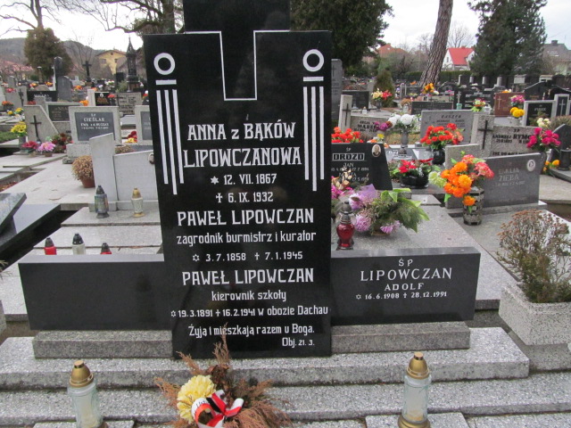 Paweł Lipowczan 1858 Ustroń ewangelicki - Grobonet - Wyszukiwarka osób pochowanych