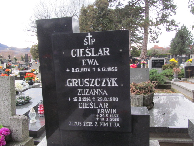 Ewa Cieślar 1874 Ustroń ewangelicki - Grobonet - Wyszukiwarka osób pochowanych