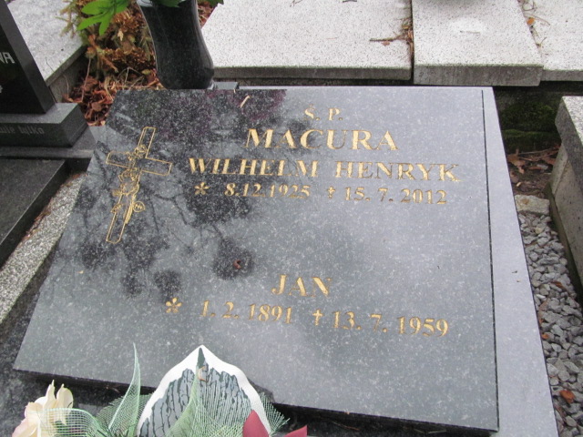 Wilhelm Henryk Macura 1925 Ustroń ewangelicki - Grobonet - Wyszukiwarka osób pochowanych