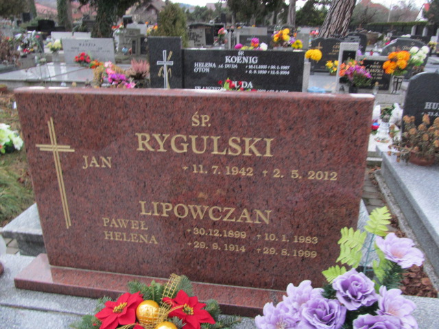 Paweł Lipowczan 1899 Ustroń ewangelicki - Grobonet - Wyszukiwarka osób pochowanych