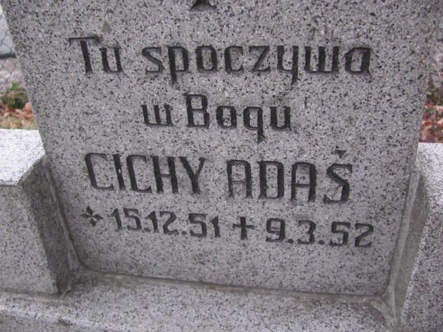 Adam Cichy 1951 Ustroń ewangelicki - Grobonet - Wyszukiwarka osób pochowanych