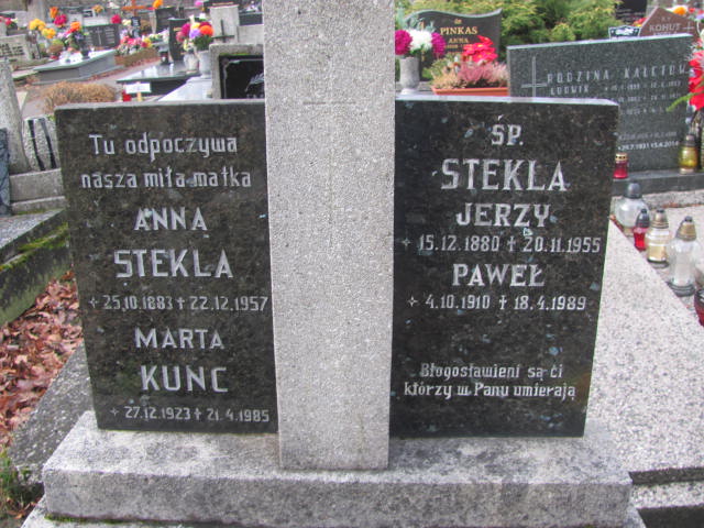 Jerzy Stekla 1880 Ustroń ewangelicki - Grobonet - Wyszukiwarka osób pochowanych