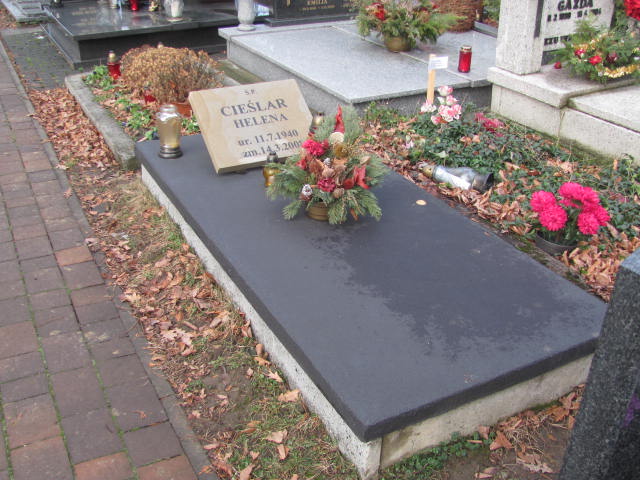 Grób Helena Cieślar