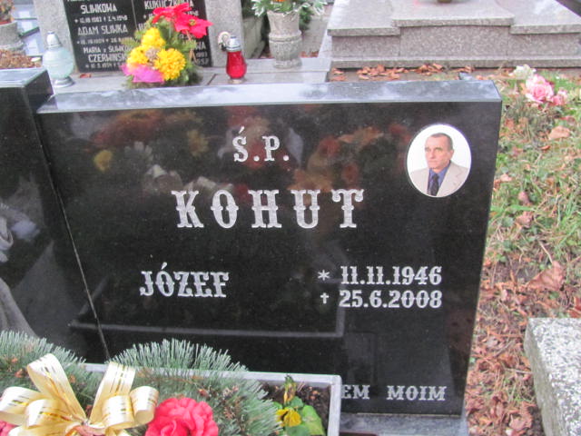 Józef Kohut 1946 Ustroń ewangelicki - Grobonet - Wyszukiwarka osób pochowanych