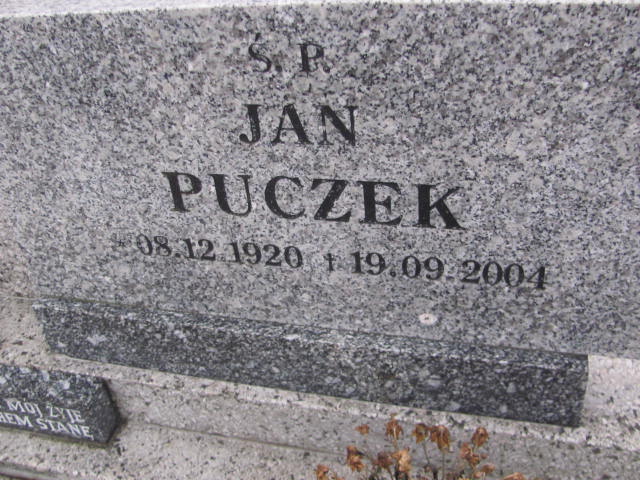 Jan Puczek 1920 Ustroń ewangelicki - Grobonet - Wyszukiwarka osób pochowanych